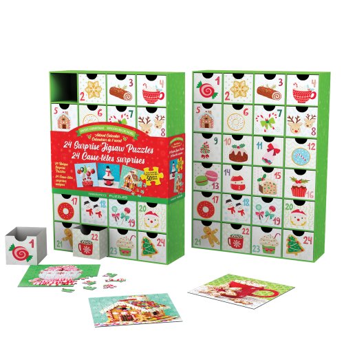 Sweet Christmas Advent Calendar Puzzle Set a book by Eurographics
