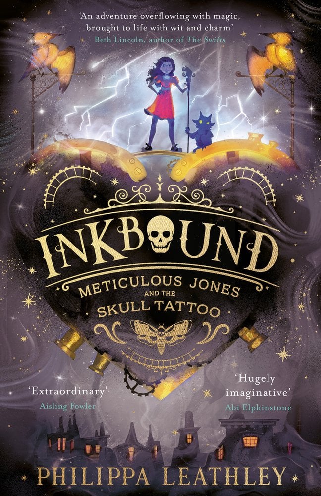 Front cover of Inkbound: Meticulous Jones and the Skull Tattoo by Philippa Leathley