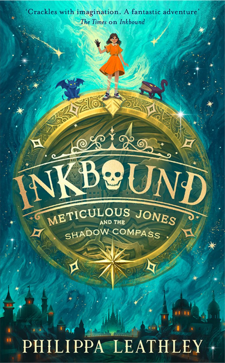 Front cover of Inkbound: Meticulous Jones and the Shadow Compass by Philippa Leathley
