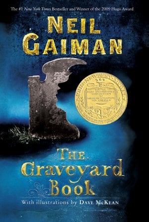 The Graveyard Book by Neil Gaiman book cover