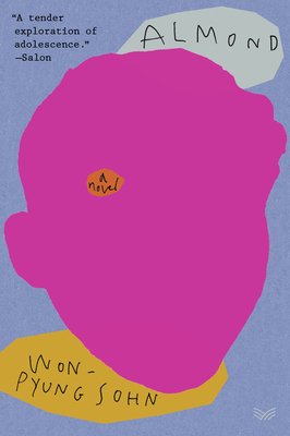 Almond by Won-Pyung Sohn, book cover. An outline of a pink face with no features.