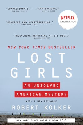 Lost Girls by Robert Kolker, book cover depicting a beach.