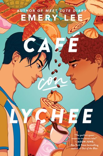 Cafe Con Lychee by Emery Lee, book cover.