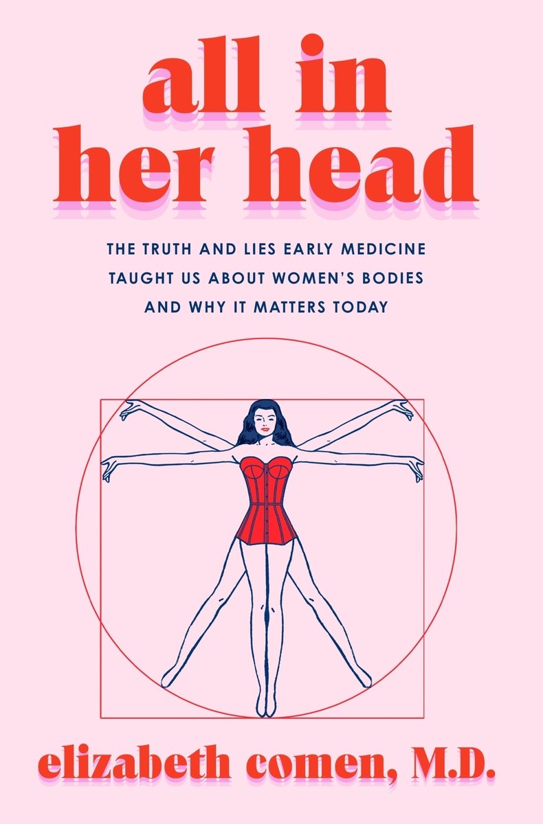 All in Her Head by Elizabeth Comen book cover.