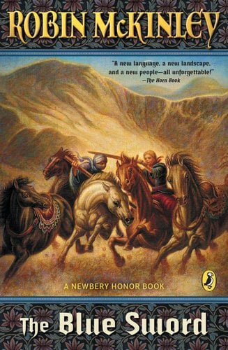 The Blue Sword by Robin McKinley book cover
