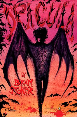 Dracula by Bram Stoker, book cover.