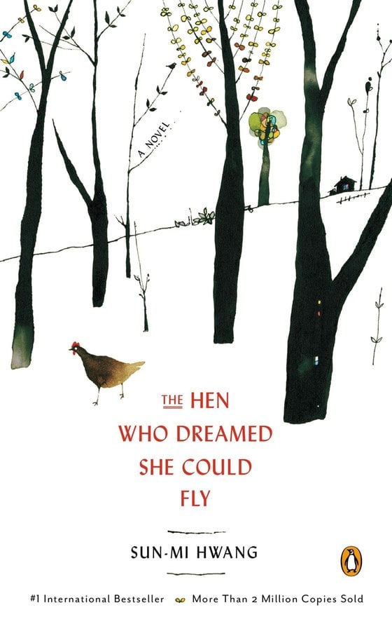 Cover of The Hen Who Dreamed She Could Fly, a short book for a reading slump.
