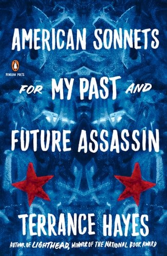 The American Sonnets cover is a textured blue with two red stars near the bottom.