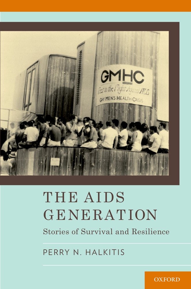 A photo of a protest on a blue/brownish background. The title and author name are in the same brownish.