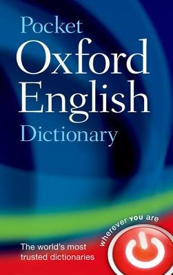 Pocket Oxford English Dictionary book cover.