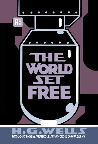 The World Set Free book cover featuring a graphic design of a bomb with the title set inside it