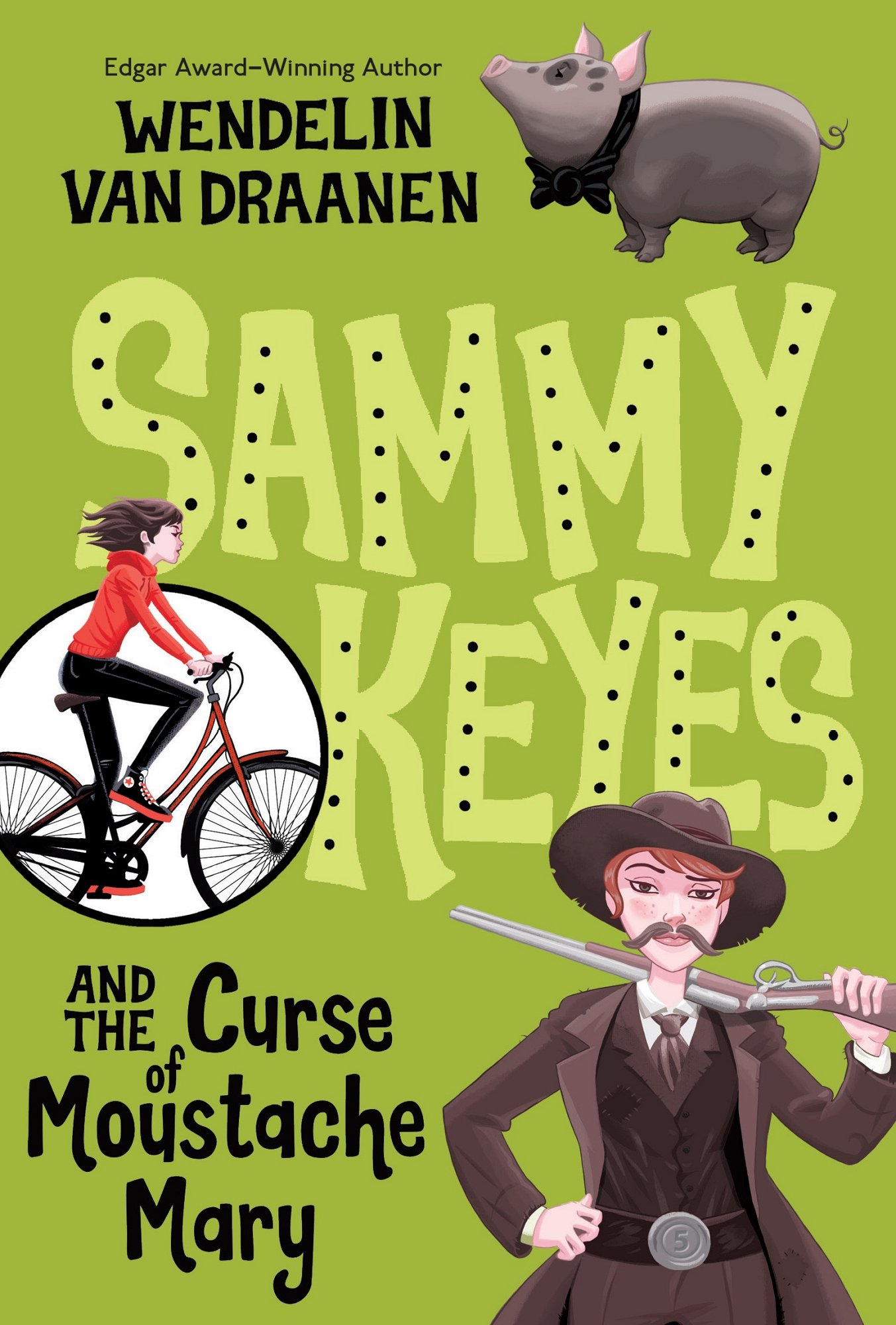 Sammy Keyes and the Curse of Moustache Mary bookcover
