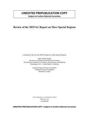 Review of the Mepag Report on Mars Special Regions a book by European ...