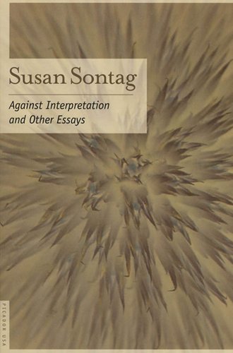 "Against Interpretation and Other Essays" by Susan Sontag book cover.