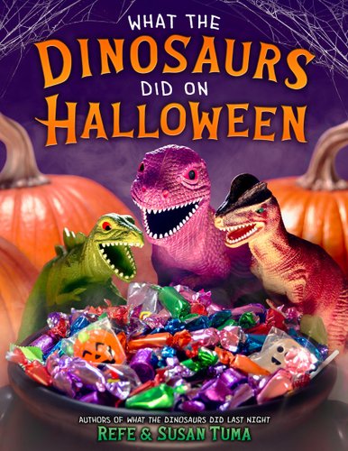 What the Dinosaurs Did on Halloween book cover