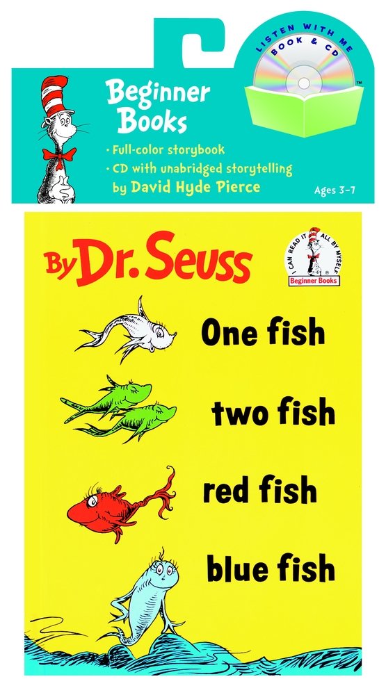 One Fish, Two Fish, Red Fish, Blue Fish Book & CD a book by Dr. Seuss ...