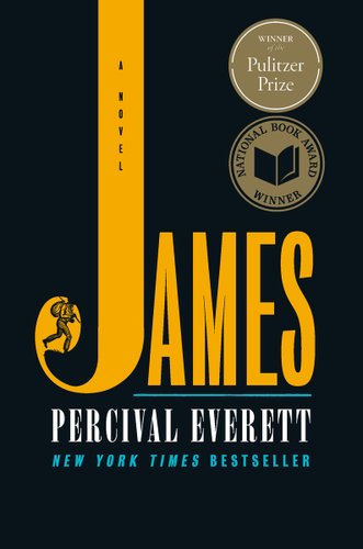 Yellow, white, and blue text against a black background. Two different circles with award mentions. A man with a travel bag on his shoulder is placed on the "J".