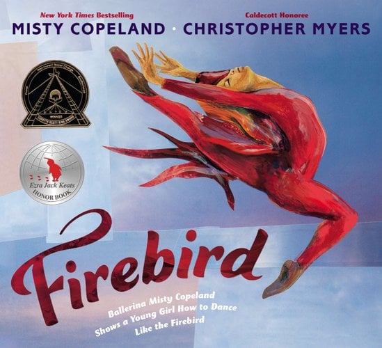 Front cover of "Firebird," showing a dancer in a red outfit.