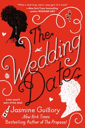 Book cover for “The Wedding Date“ by Jasmine Guillory.