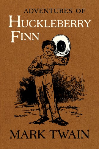 A boy is holding up hat and pressing his palm to his chest. The figure is placed against a brown background.