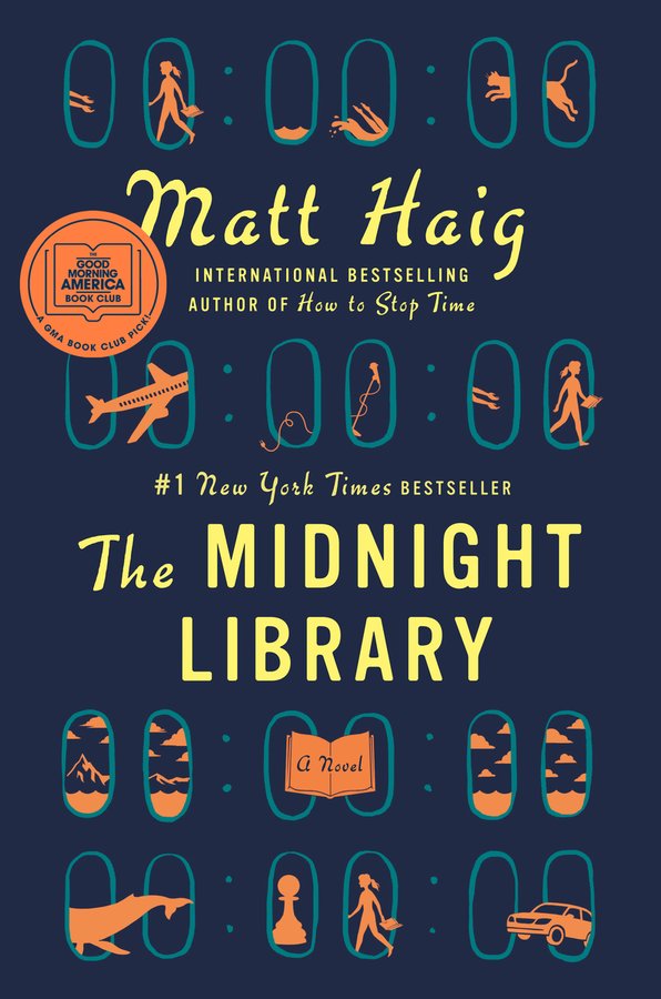The Midnight Library by Matt Haig — short books to read in a weekend