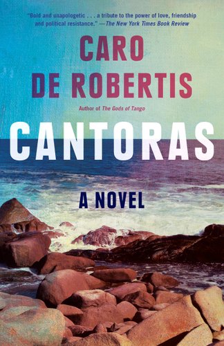 book cover of Cantoras with pictures of a rocky shore