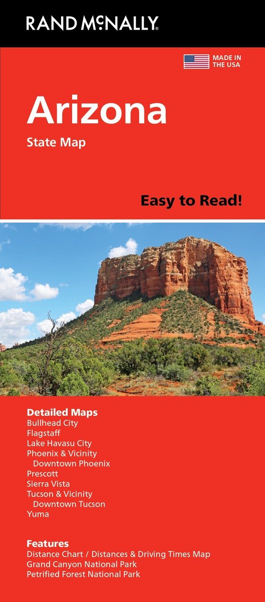 Rand McNally Easy to Read Folded Map: Arizona State Map a book by Rand ...