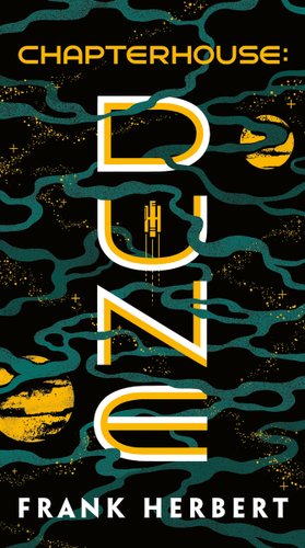 Book cover for the scifi novel, Chapterhouse: Dune