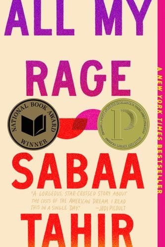 All My Rage by Sabaa Tahir book cover.