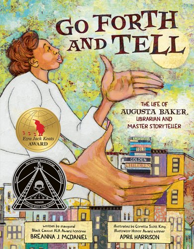 illustrated cover Augusta Baker in a city