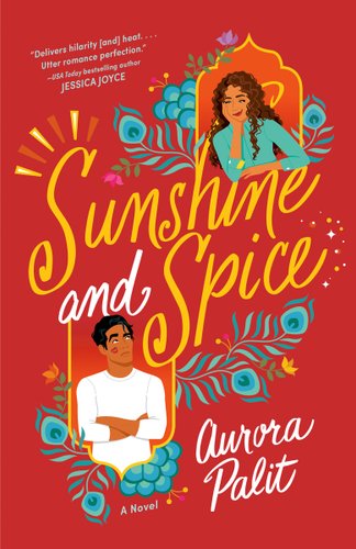 Sunshine and Spice by Aurora Palit. Bengali woman overlooking grumpy man in two windows.