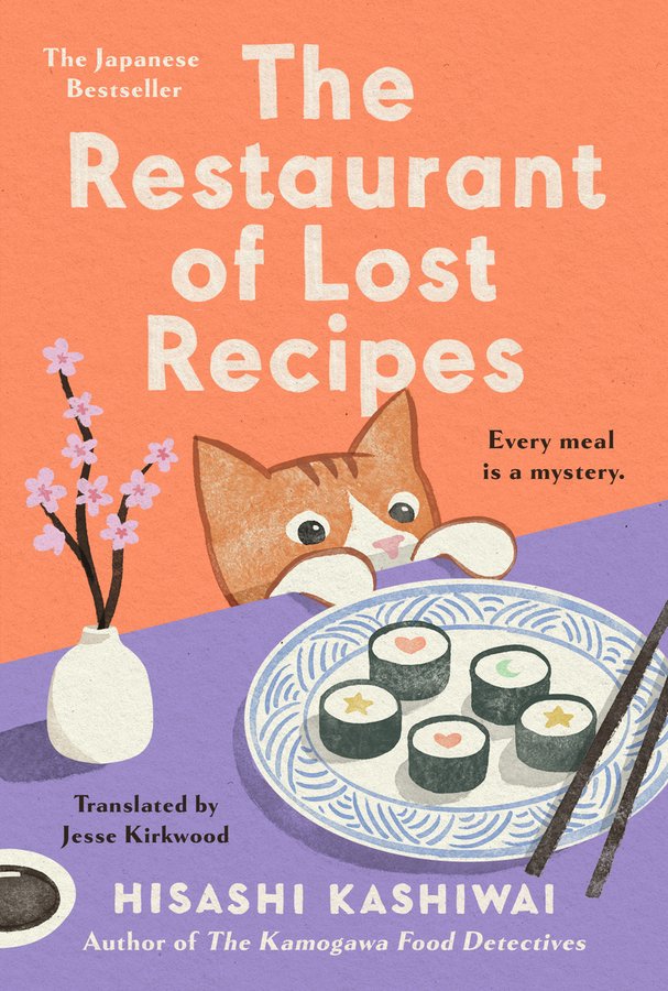 The Restaurant of Lost Recipes cover: a short comforting novel about food and memory