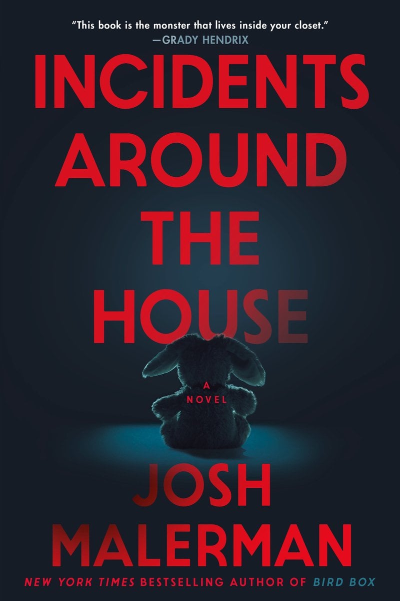 Incidents Around the House featuring a dark background with a spotlight of a bunny facing away.