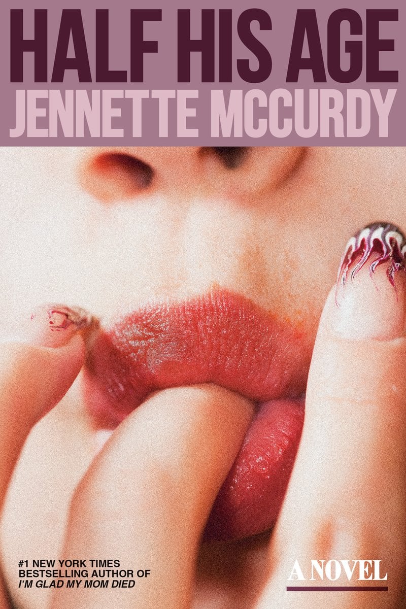 A girl with her finger in her mouth and her eyes not shown. The title and author's name are in different shades of purple on a purple background.