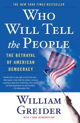 Who Will Tell The People bookcover