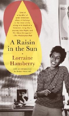 "A Raisin in the Sun" play cover, with Lorraine Hansberry standing on the cover.