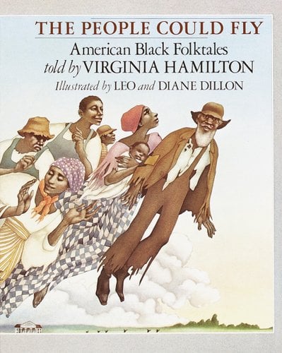 illustrated cover of 7 people flying in the sky