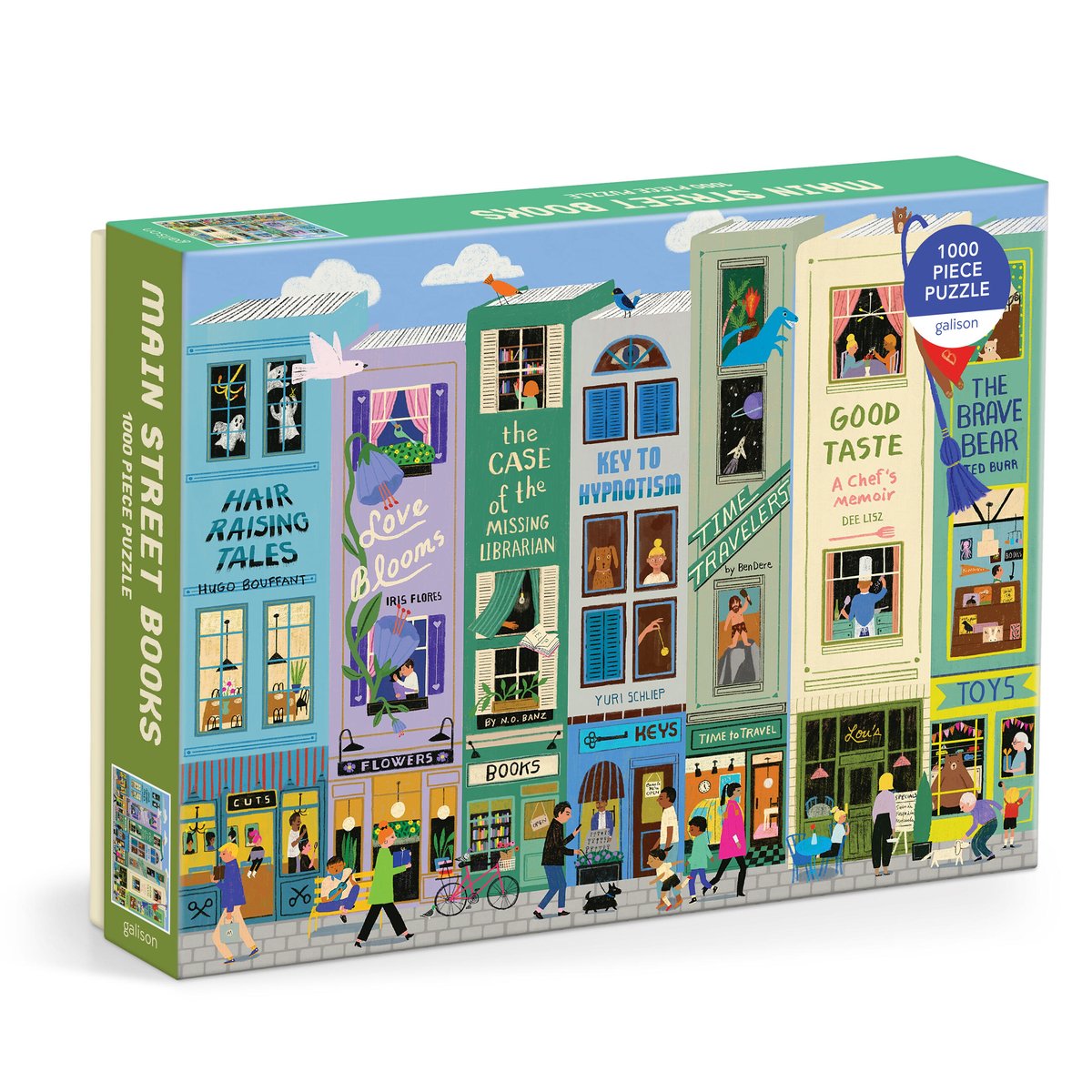Galison Puzzle 1000 Pezzi 'Snowfall On Main Street' – Edizione Limitata Con Effetto Foil - 3
