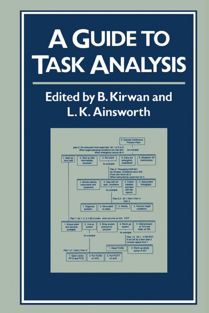 A Guide to Task Analysis a book by B Kirwan and L K Ainsworth ...