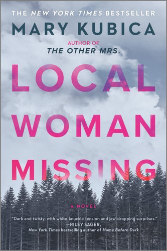 Cover of book showing gray clouds and the woods.