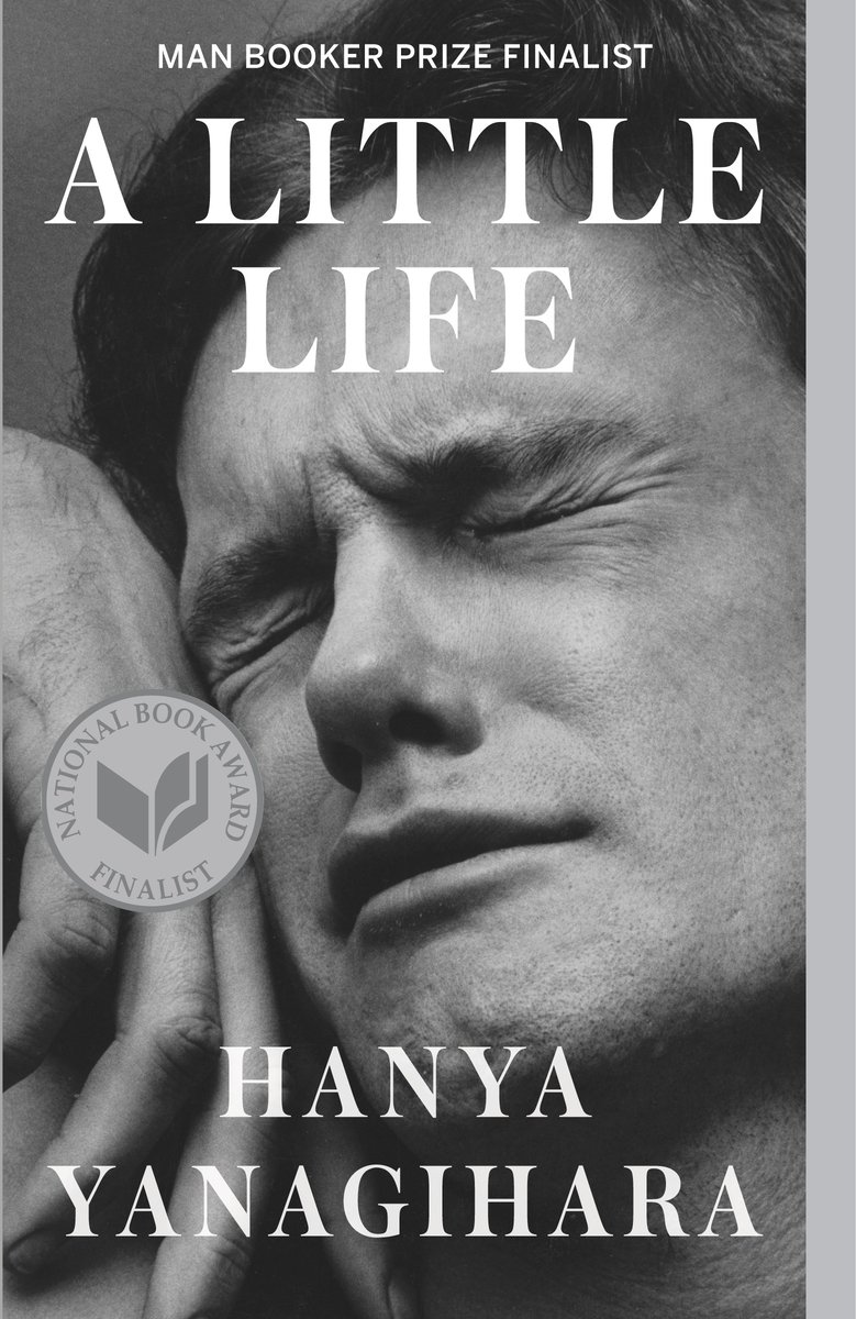 A black and white of a man with his eyes closed in anguish. The title is in white letters at the top. The author's name is in white letters at the bottom.