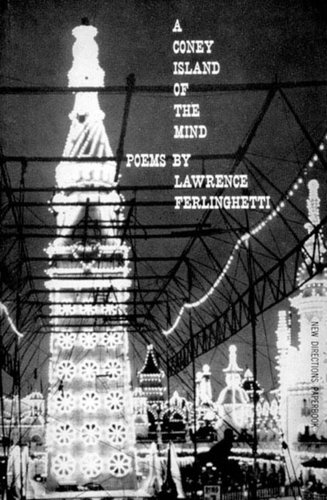 A Coney Island of the Mind by Lawrence Ferlinghetti, book cover.