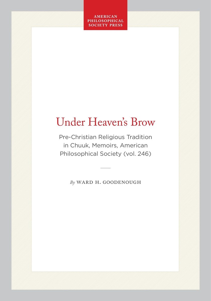 Under Heaven's Brow a book by Professor Ward H Goodenough - Bookshop.org US