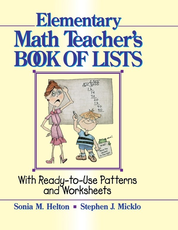 The Elementary Math Teacher's Book of Lists a book by Sonia M Helton ...