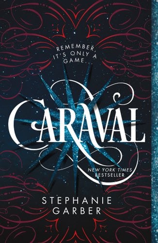There are wavy red lines at the top of the cover and a the bottom. The title is in large, white lettering with a blue star in the middle of it. The author's name is in smaller white lettering at the bottom.
