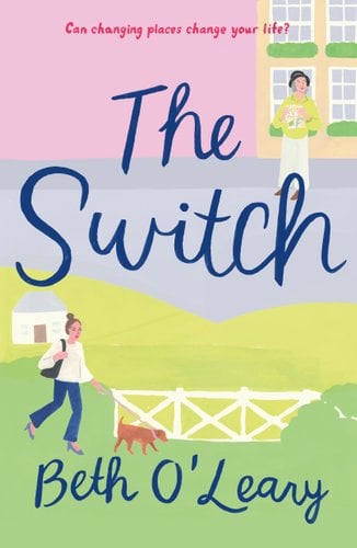 Book cover font example of a novel called The Switch by Beth O'Leany