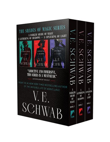 V.E. Schwab’s Shade of Magic Series book cover