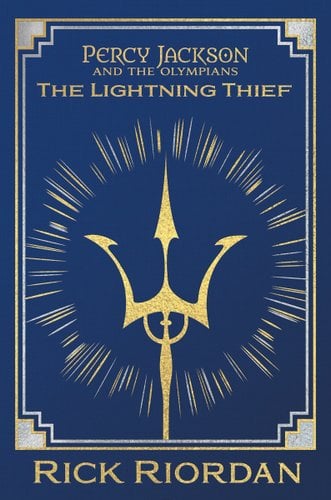 A copy of 'Percy Jackson and the Olympians: The Lightning Thief'.