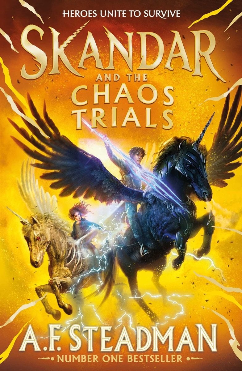 Front cover of Skandar and the Chaos Trials by A.F. Steadman