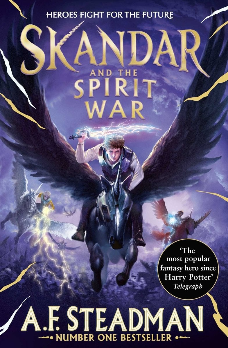 Front cover of Skandar and the Spirit War by A.F. Steadman